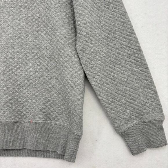 Southern Tide Men's Quarter Zip Pullover Sweatshirt Size S Gray Diamond Quilted - Picture 5 of 12